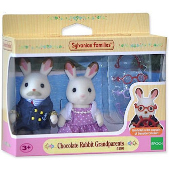 Sylvanian families Babička a dědeček chocolate čokoládoví králíci