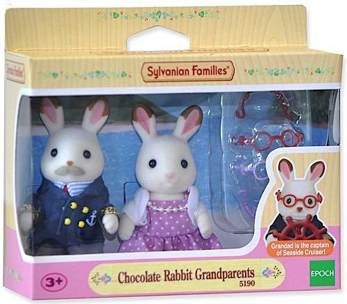 Sylvanian families Babička a dědeček chocolate čokoládoví králíci