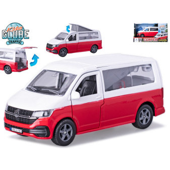 Kids Globe Traffic dodávka Volkswagen 13,5cm kov zpětný chod v krabičce