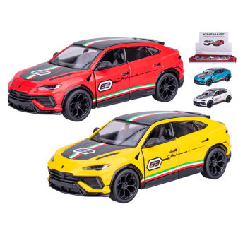 Kinsmart Lamborghini Urus Performante 13cm kov zpětný chod 4barvy