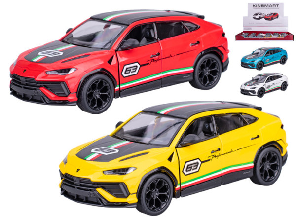 Kinsmart Lamborghini Urus Performante 13cm kov zpětný chod 4barvy