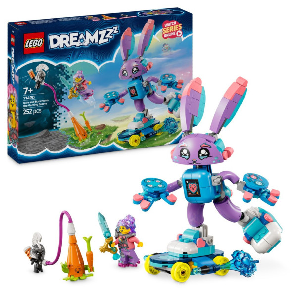 LEGO® DREAMZzz™ 71490 Izzie a herní králíček Bunchurro