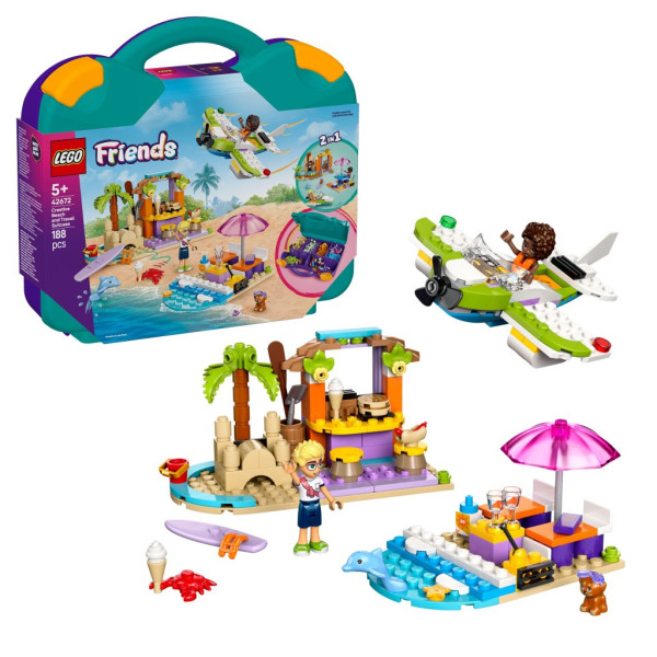 LEGO® Friends 42672 Kreativní plážový a cestovní kufřík