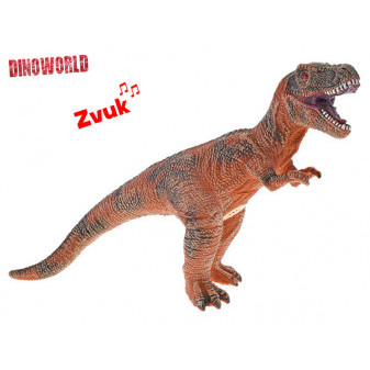 Tyranosaurus Rex 41cm na baterie se zvukem v sáčku