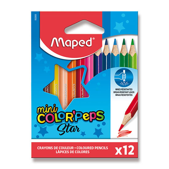 Maped Pastelky Maped Color'Peps Mini - 12 barev