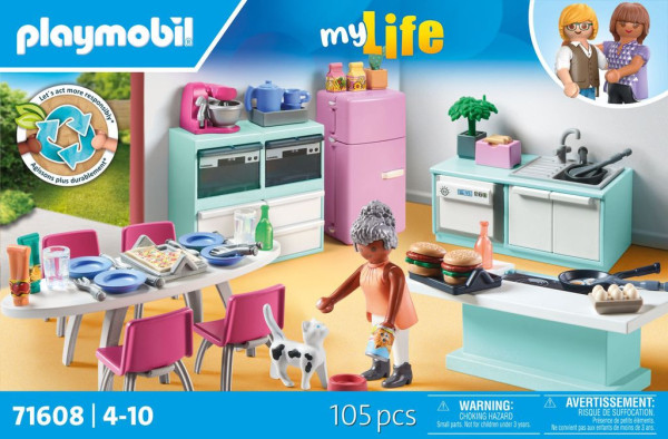 Playmobil® 71608 My Life Kuchyně s jídelnou