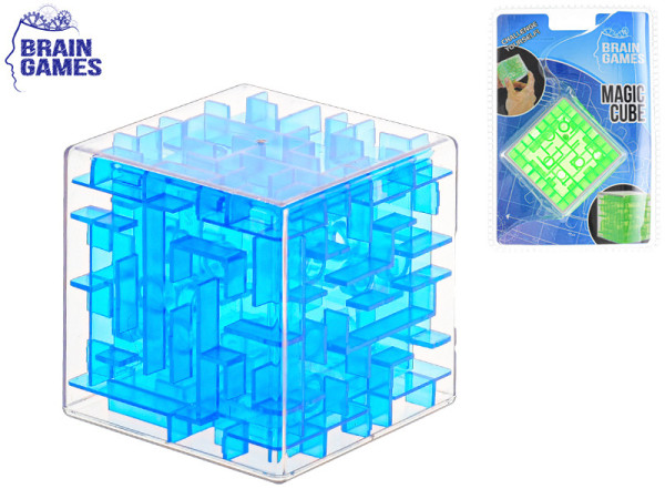 Brain Games hlavolam v kostce 7x7cm 2barvy