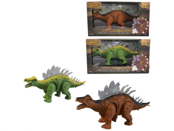 Dinosaurus na baterie, světlo, realistický zvuk, pohyb dopředu