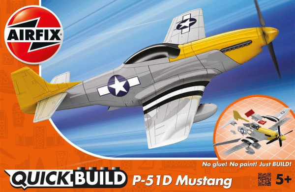 Airfix J6016 Quick Build letadlo - P-51D Mustang