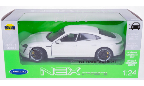 Welly model Porsche Taycan Turbo S 1:24