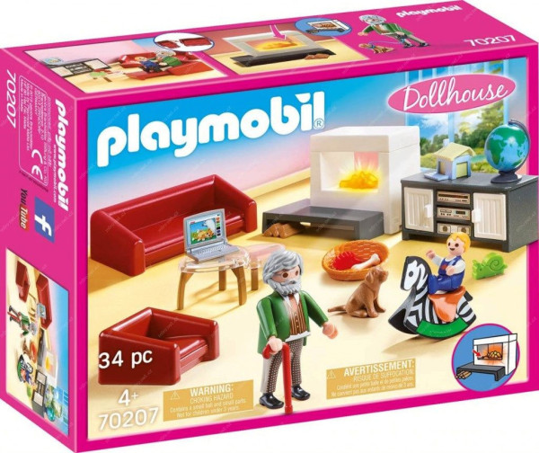 Playmobil® 70207 Doll House Útulný obývací pokoj