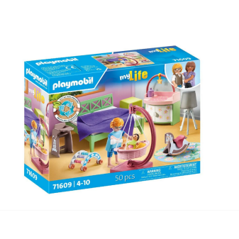 Playmobil® 71609 My Life Ložnice s dětským hracím koutkem