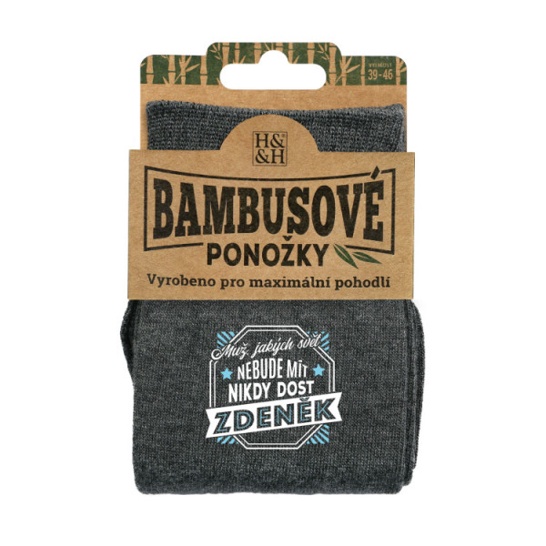 Albi Bambusové ponožky - Zdeněk vel. 39-46