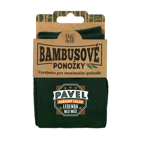 Albi Bambusové ponožky - Pavel vel. 39-46