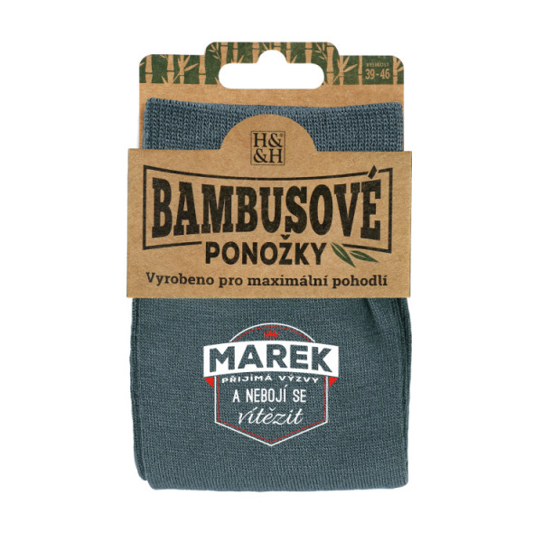 Albi Bambusové ponožky - Marek vel. 39-46