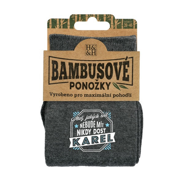 Albi Bambusové ponožky - Karel vel. 39-46