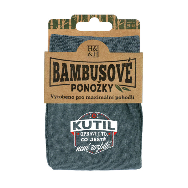 Albi Bambusové ponožky - Kutil vel. 39-46