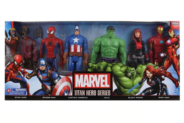 Hasbro Avengers Titan Hero sada 6 postaviček E8757