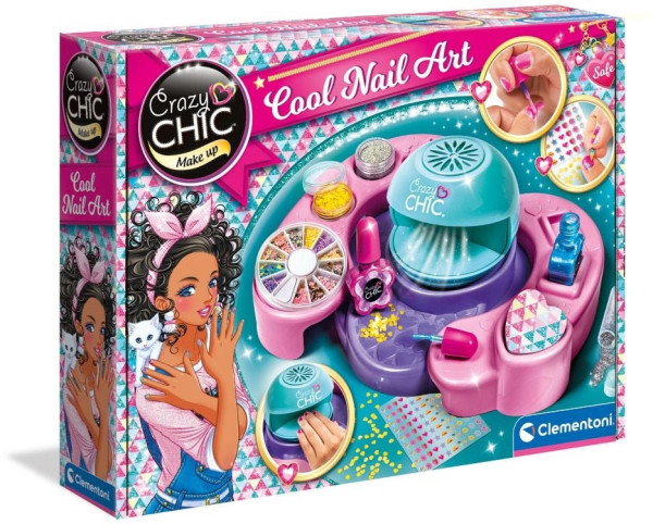 Clementoni 78771 CRAZY CHIC Nehtové studio Cool Nails