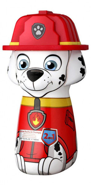 Paw Patrol Sprchový gel a šampon 400ml Tlapková Patrola Marshall