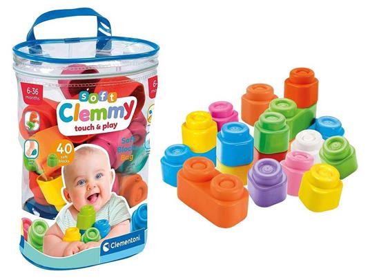 Clementoni Clemmy baby - 40 kostek v plastovém pytli