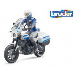 Bruder 62731 BWORLD Policejní motorka Ducati Scrambler s figurkou