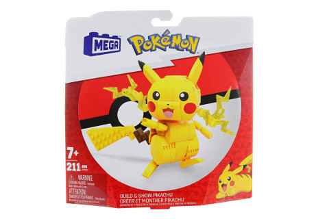 Mattel Mega Construx postav a vystav si Pokémona - Pikachu GMD31