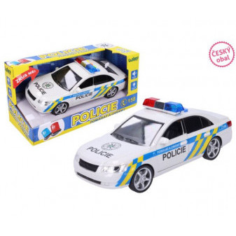 Policejní auto s efekty 24 cm - Český obal