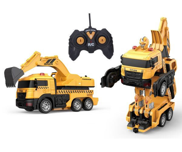 Autorobot bagr RC na dálkové ovládání 29 cm, bateriový pack