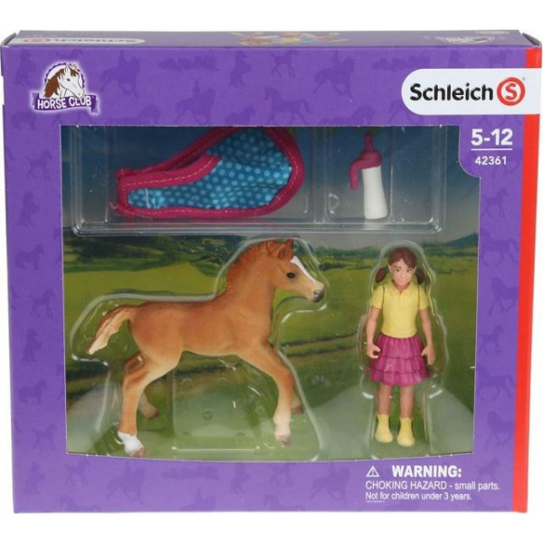 Schleich 42361 hříbě s přikrývkou