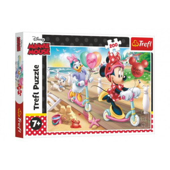 Trefl Puzzle 13262 Puzzle Minnie na pláži Disney Minnie 200 dílků