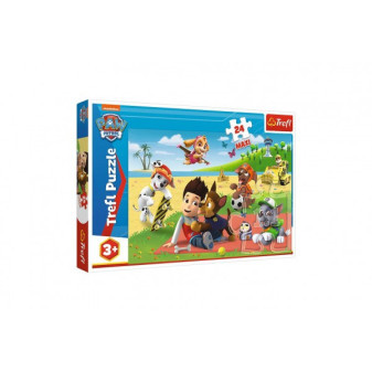 Trefl Puzzle Maxi Zábava na dece Paw Patrol/Tlapková patrola 24ks