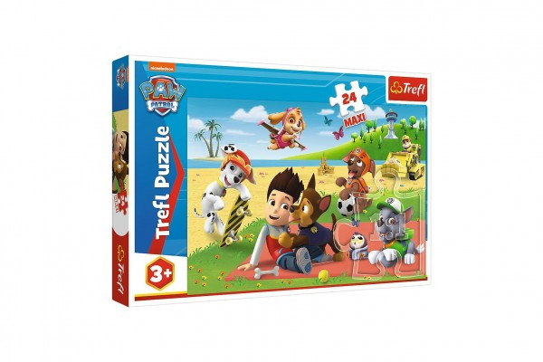 Trefl Puzzle Maxi Zábava na dece Paw Patrol/Tlapková patrola 24ks