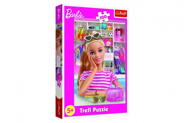 Trefl Puzzle Seznamte se s Barbie 100 dílků 41x27,5cm v krabici 19x29x4cm 29x19x4cm