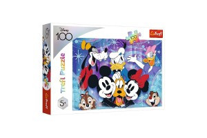 Trefl Puzzle Ve světě Disney je zábava 100 dílků