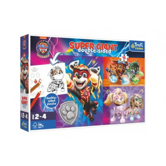 Trefl Puzzle GIANT oboustranné Skvělý tým Tlapkové patroly Paw patrol 15 dílků.