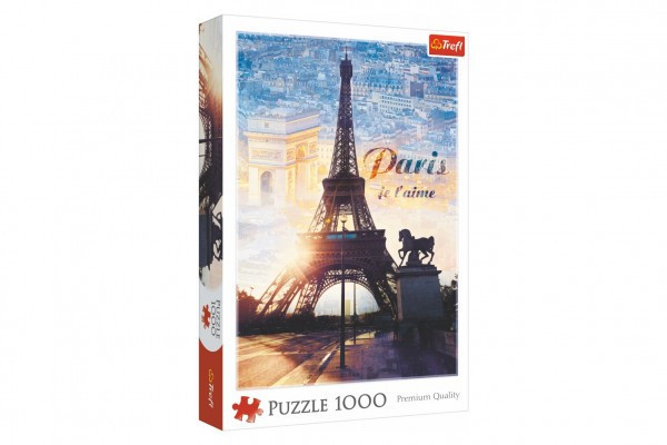 Trefl 10394 Puzzle Paříž o soumraku 1000 dílků