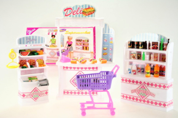 Glorie supermarket pro panenky typu Barbie