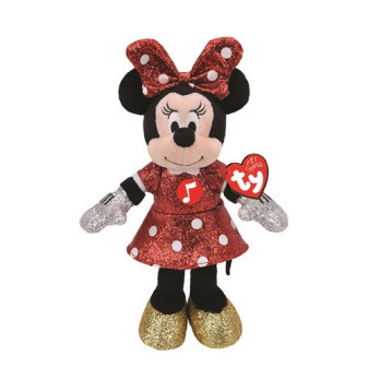 Ty  Beanie Babies plyšový MINNIE , 20 cm se zvukem