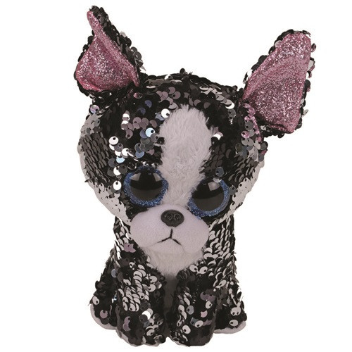 TY Beanie Boos Flippables Portia - teriér s flitry 15cm