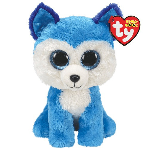 TY Beanie Boos PRINCE - modrý husky 15 cm