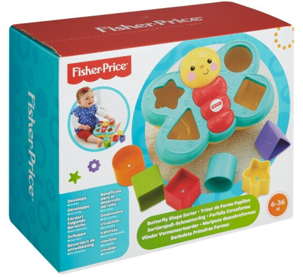 Mattel FP Motýlek učíme se tvary Fisher Price CDC22