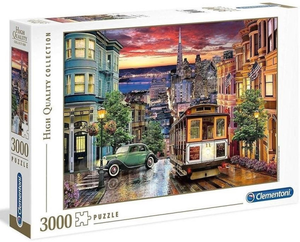 Clementoni 33547 puzzle 3000 dílků San Francisco