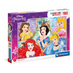 Clementoni 29311 Puzzle Disney princezny - nejkrásnější princezny 180 dílků