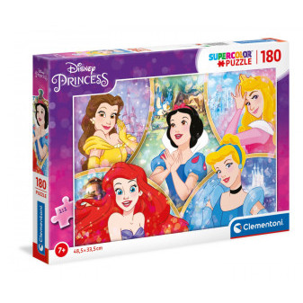 Clementoni 29311 Puzzle Disney princezny - nejkrásnější princezny 180 dílků