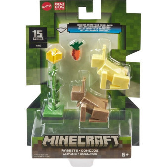 Mattel Minecraft Figurka -  Rabbits 8 cm HTN12