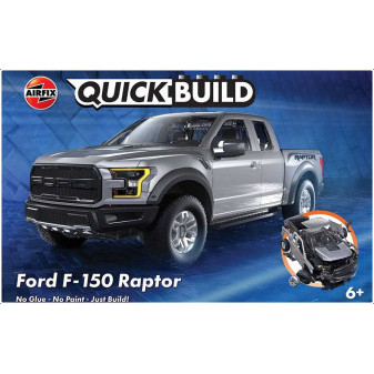 Airfix Quick Build auto J6053 - Ford F-150 Raptor - Grey