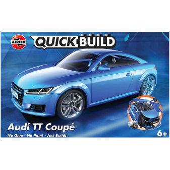 Airfix Quick Build auto J6054 - Audi TT Coupe - Blue