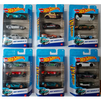 Mattel Hot Wheels Autíčka sada 3 ks K5904