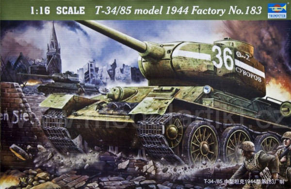 Trumpeter 0902 T-34/85 model 1944 183 1:16